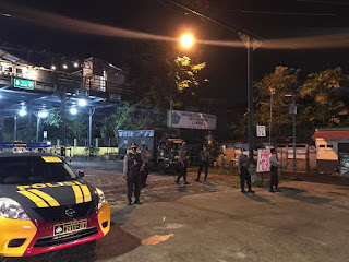 Sat Sabhara Polresta Yogyakarta Patroli Siaga di Kawasan Ngabean Cegah Gangguan Keamanan Malam Hari
