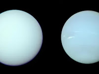 Uranus and Neptune are actually similar blues, 'true' color images reveal.