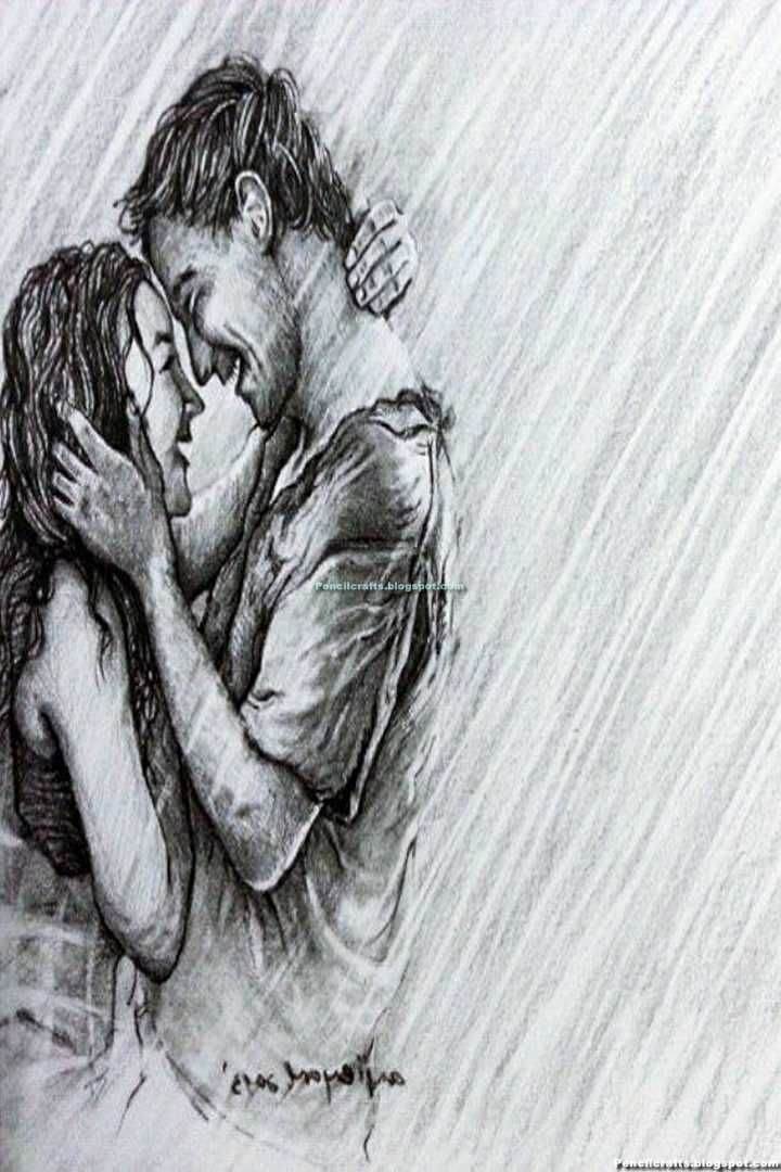 50+ Simple Love Pencil Drawings