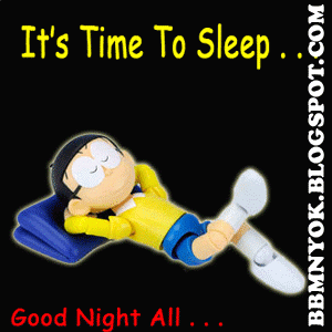 Animated BBM Display Pictures: It's Time To Sleep