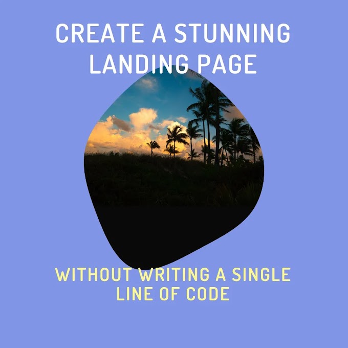 How to create a no-code landing page in the blink of an eye