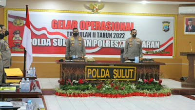 Polda Sulut dan Jajaran Laksanakan Gelar Operasional Triwulan II Tahun 2022