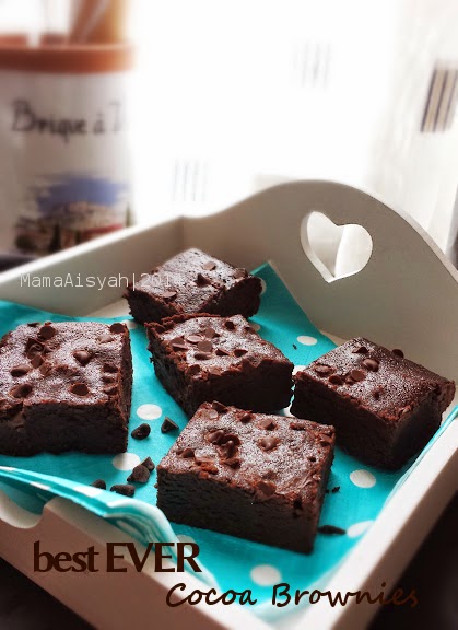 Dapur Mama Aisyah Best Cocoa Brownies  tanpa  DCC  