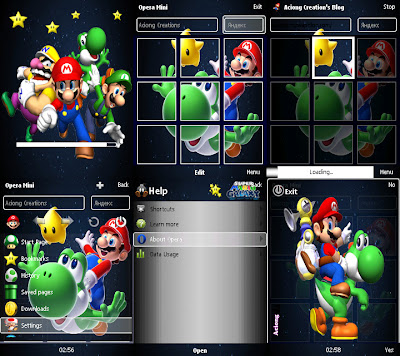 Super Mario Galaxy Opera Mini 7.0 HD