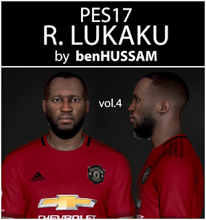PES 2017 Faces Romelu Lukaku by BenHussam