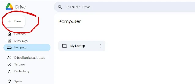 membuat link bukti dukung ekinerja google drive