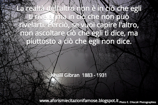 Kahlil Gibran Frasi Aforismi Pensieri e Citazioni