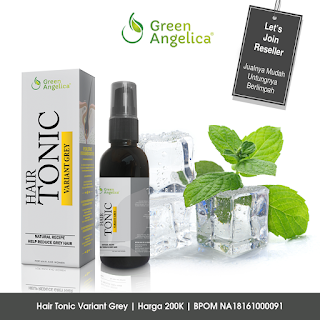 Obat Uban, Cara Menumbuhkan Rambut Botak, Hair Tonic Green Angelica