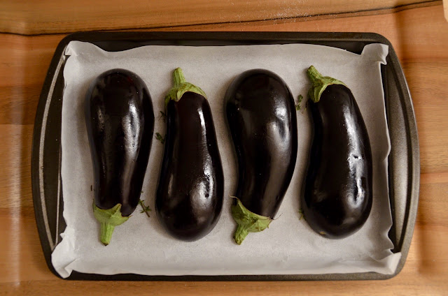 THYME-ROASTED AUBERGINES