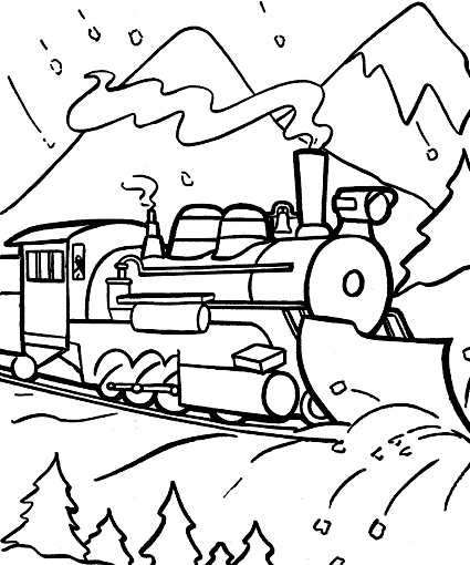 Train Coloring Pages