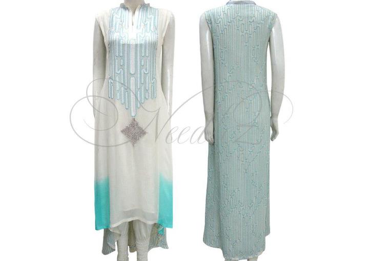 Needlez By Shalimar Semi-Formal Embroidered Collection 2012