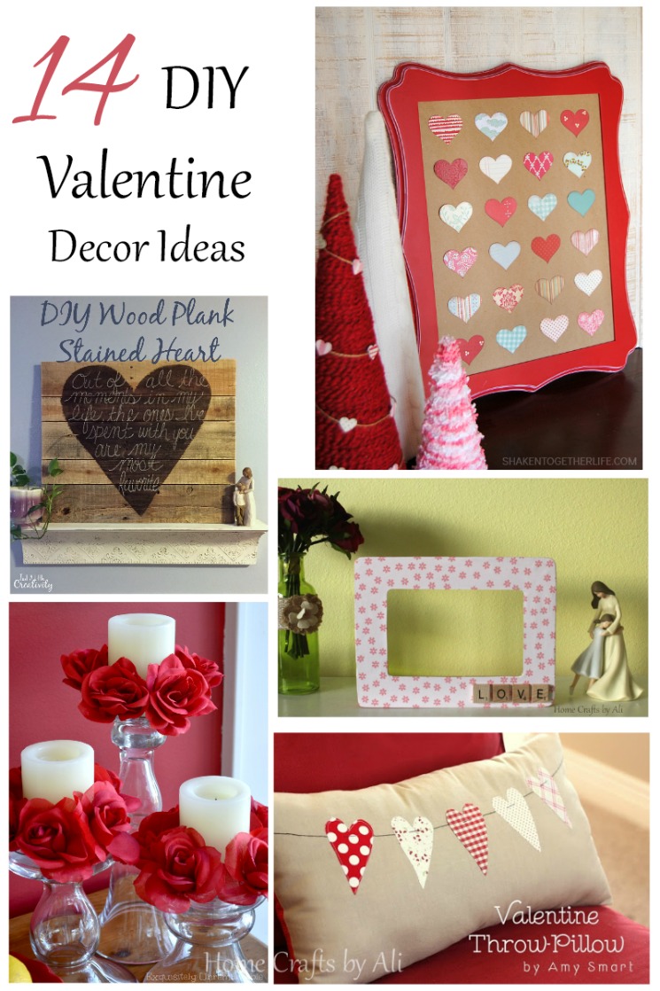 14 DIY Valentine  Decor Ideas  Home  Crafts by Ali