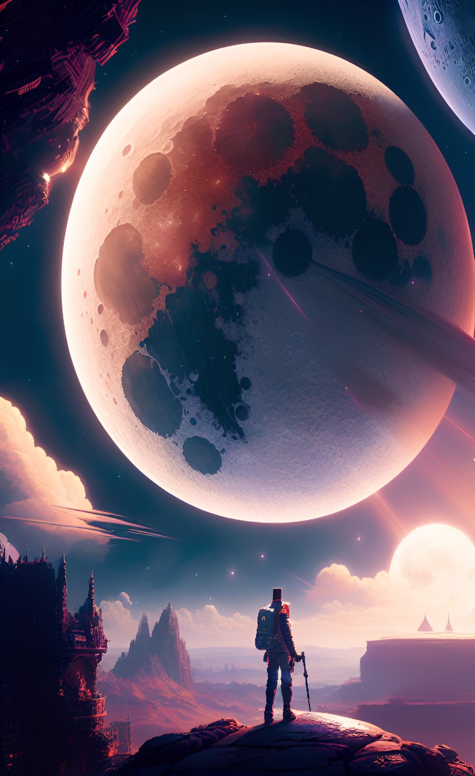 8K Quality Moon Wallpapers for Mobile By Cosmok