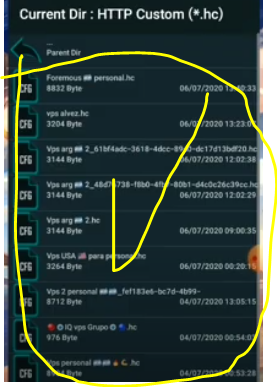 servidores para http injector y custom