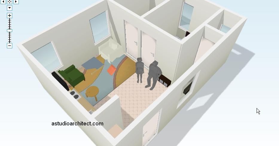 Gambar Tutorial Desain Rumah Dengan Sketchup - Contoh Z