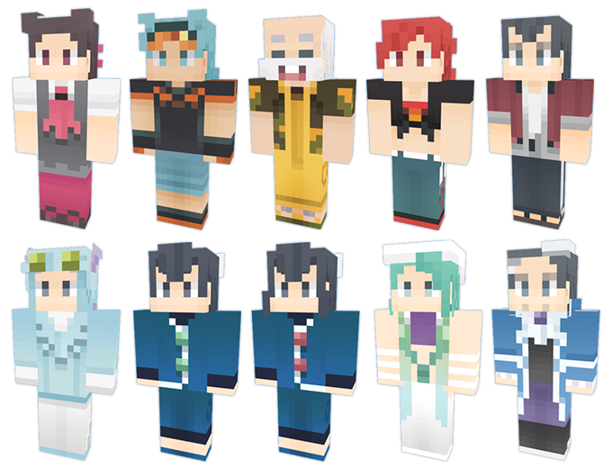 Minecraft Skins ポケットモンスターoras