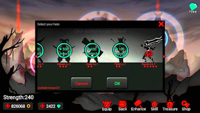  merupakan jebulan Developer DreamSky yang gres saja dirilis gres  League of Stickman v2.2.1 Mod Apk Full Version