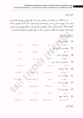 Soal Tes TOAFL - Maharatu Al-Qira'ah