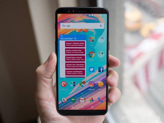 OnePlus 5t Menerima Update Android Oreo