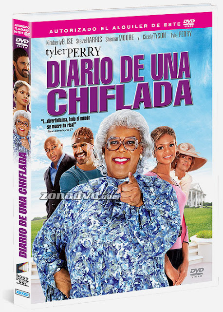 Diario De Una Chiflada
Primer película de Tylr Perry. El abogado Charles McCarter (Steve Harris) y Helen (Kimberly Elise), su amante esposa, parecen tenerlo todo: dinero, una bonita mansión... el sueño americano. Pero justo cuando Helen se prepara para celebrar su 18º aniversario de boda, su vida toma un giro inesperado: Charles la echa de casa y le pide el divorcio, dejándola por una mujer más joven. Desolada, Helen se va a vivir con su peculiar abuela Madea (Tyler Perry), una mujer mayor de mucho carácter y que siempre lleva un revolver en el bolso. Helen tratará de salir adelante, apoyada por Madea, y conocerá a Orlando (Shemar Moore) un hombre que quizá le haga volver a recuperar la ilusión... Primer film sobre el famoso personaje de la abuela Madea, creado por Tyler Perry según su propia obra de teatro, y cuyo éxito dio origen a varias y taquilleras secuelas.