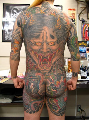 Amazing Japanese Demon Tattoo