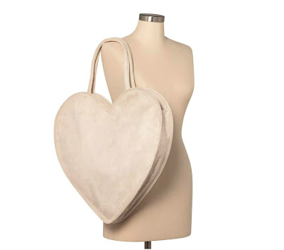 Erin Fetherston for Target cream ivory heart tote bag