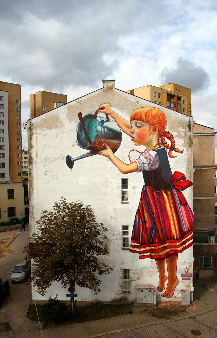 30 Lukisan Street Art Berseni Keren Berinteraksi Dengan Lingkungan
