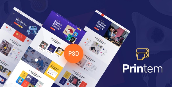 Best Printing Company PSD Template