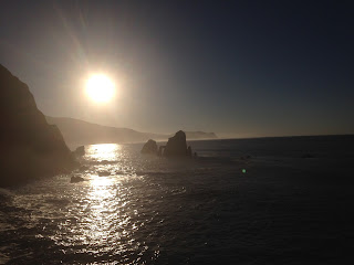 Vistas desde el puente de piedra