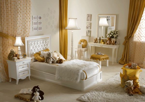 Girls Bedroom Design Idea of Luxury and Classic by Pm4