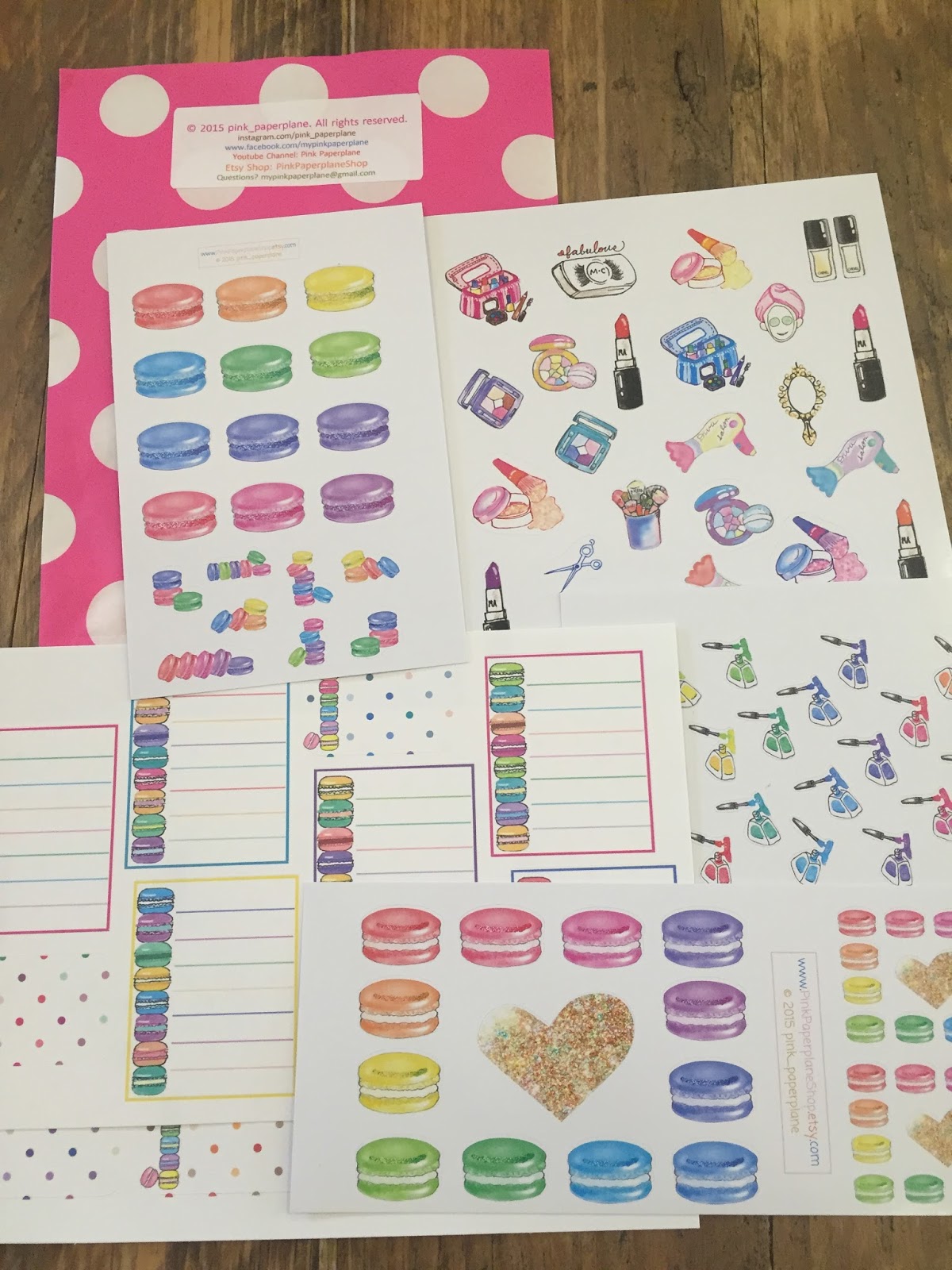 Etsy Stickers Haul part 1 (and shipping to UK experience)