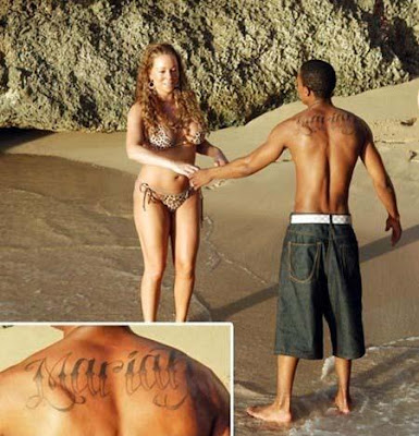 ladies breast. Check out Nick Cannon's Mariah Tattoo