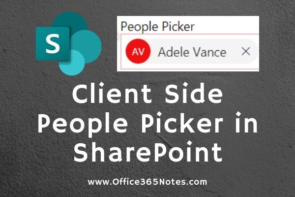 Client Side People Picker in SharePoint