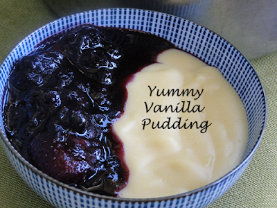 Homemade Vanilla Pudding Recipe With Berry Topping