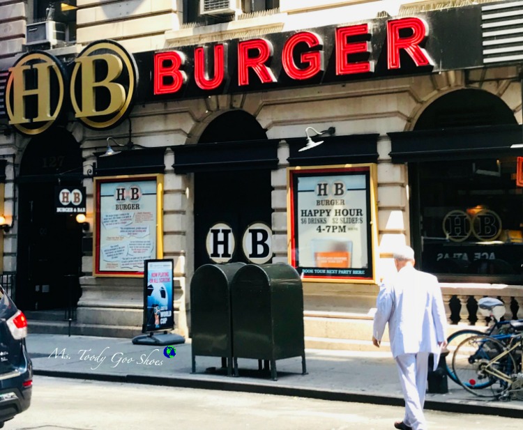 HB Burger- One of  50 Places To Eat Near Tiimes Square - From Cheap To Chic! | Ms. Toody Goo Shoes
