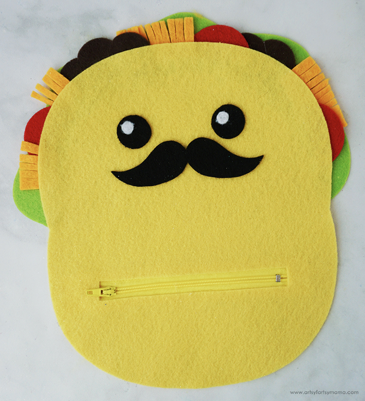 No-Sew Felt Taco Pouch