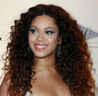 Beyonce Knowles Black Curly Hairstyle - Celebrity Hairstyles