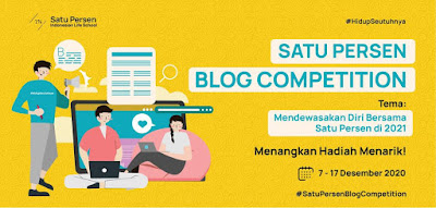 Satu Persen Blog Competition