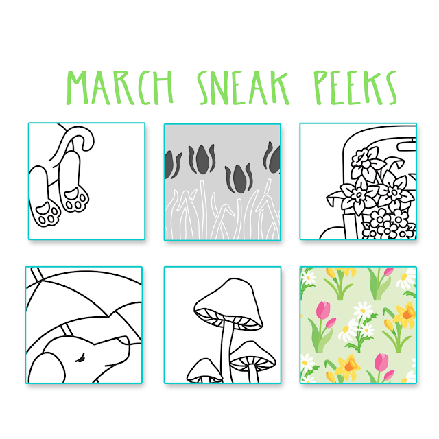 Sneak Peeks! March 2023 New Products for Newton"s Nook Designs