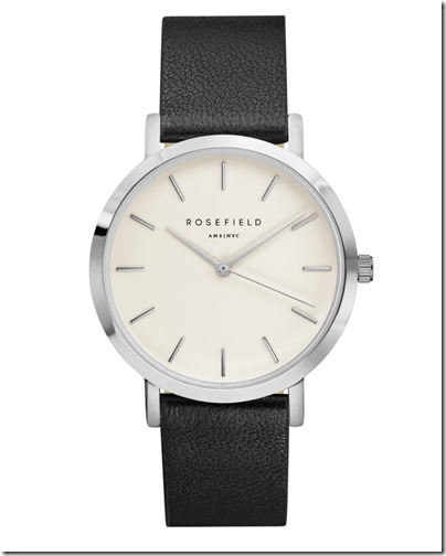 Rosefield Watch - The Gramercy White Black