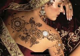 henna body paintings