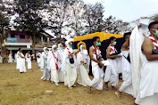 1.207 Pelajar Mengikuti Latihan Manasik di Alun-Alun Kencong, Jember