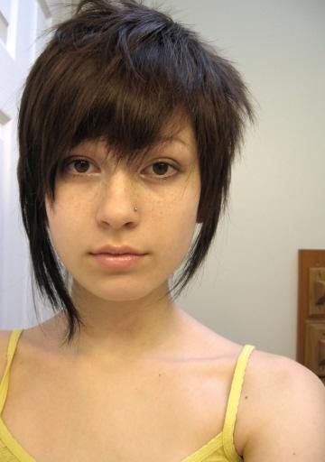 hot new short hairstyles. of the hot new emo short