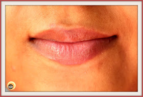 lip swatches, texture of Palmer’s Cocoa Butter Formula Flip Balm Juicy Watermelon