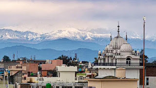 Himalya is visible due to reduced air pollution during the lockdown in coronavirus pandemic