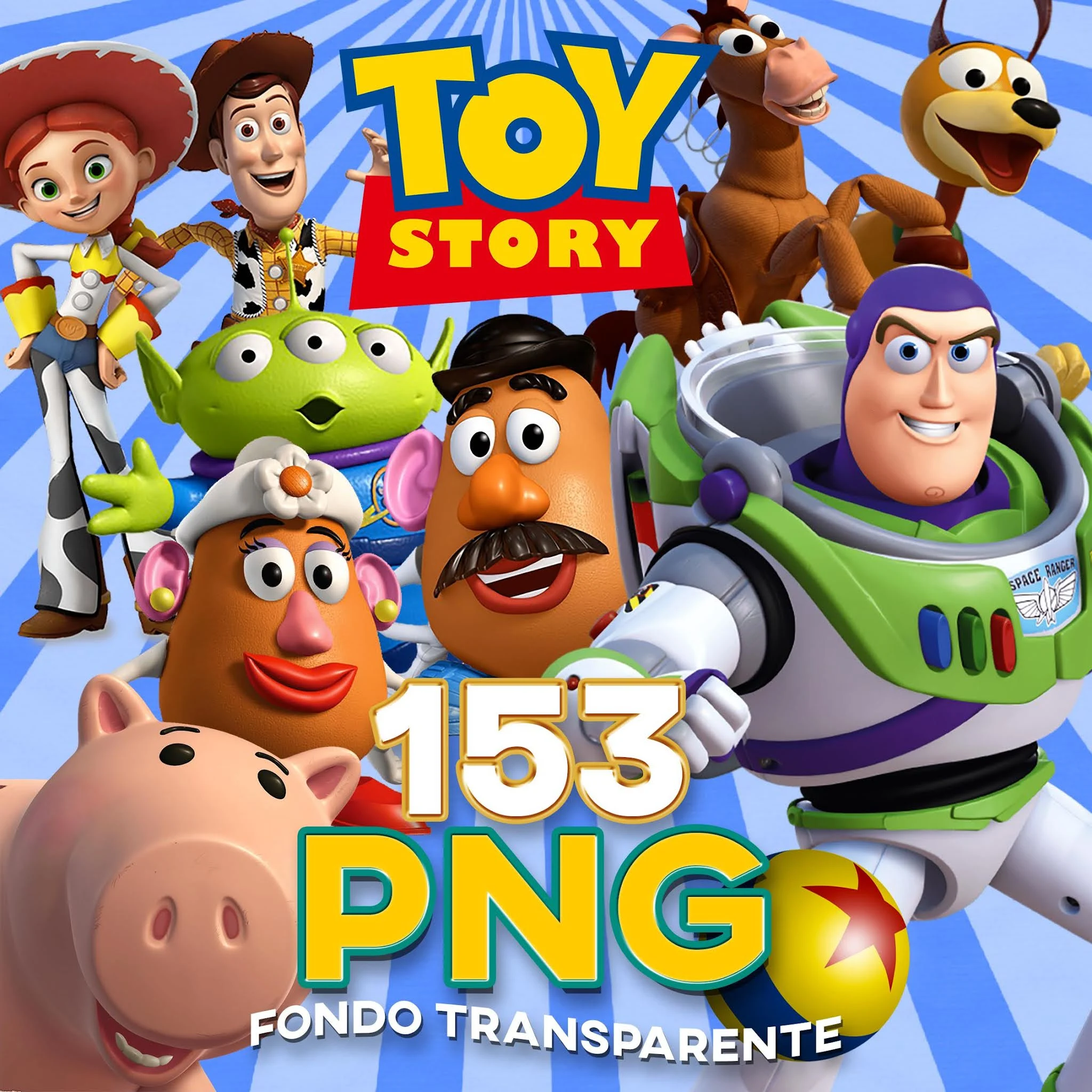 toy story characters png clipart transparent background