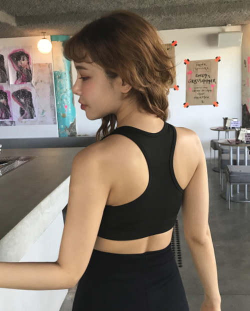 Cropped Racerback Tank Top