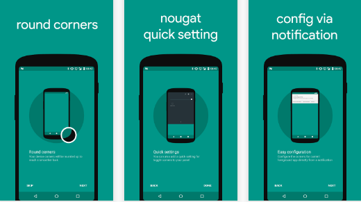 Cornerfly v1.08 [Plus Apk] - Adicione cantos arredondados na tela do seu aparelho