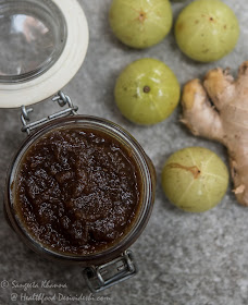 spiced amla jam or chyawanprash