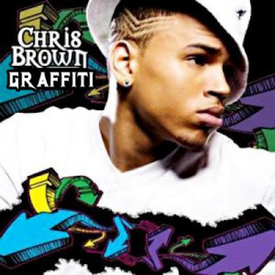 chris brown name in graffiti